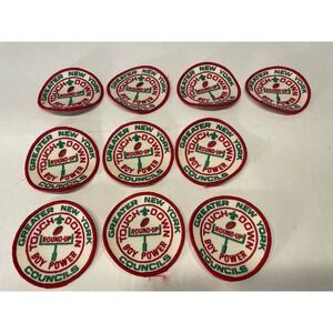 Boy Scout Patch - Greater NY Councils Touch Down Round-Up LOT OF 10